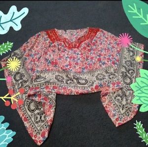 Behind the seams retro bandana top 029
